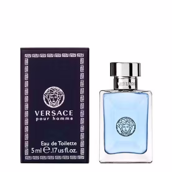 Versace pour homme mini by Versace for Men – 5 ml EDT Splash (Mini)