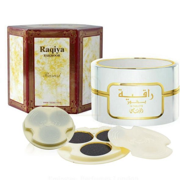 Rasasi Bakhoor Raqiya - 18 Tablets, 108 gms