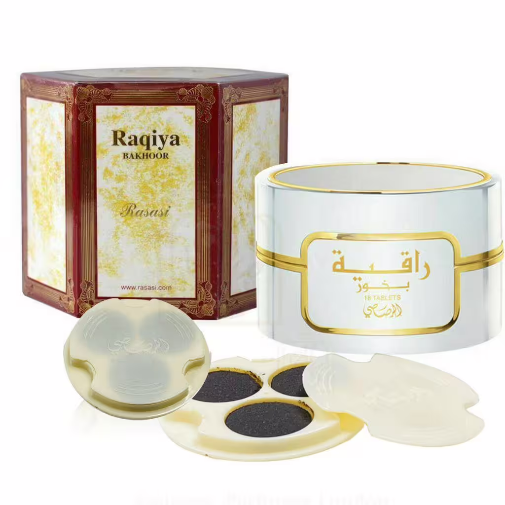 Rasasi Bakhoor Raqiya - 18 Tablets, 108 gms