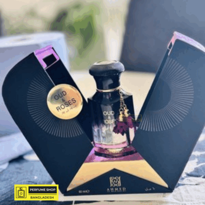 15260.Png Oud And Roses Ahmed Al Maghribi Perfumes Edp 60Ml (New Box From 2025) - Image 4