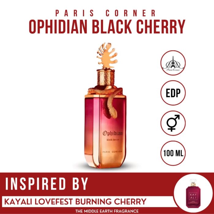 2024/12/1000072430.Jpg Paris Corner Ophidian Black Cherry 100Ml Edp For Women - Image 4