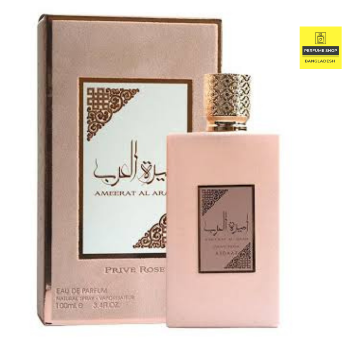 Asdaaf Ameerat Al Arab Prive Rose Edp For Women 100Ml - Lattafa Perfumes