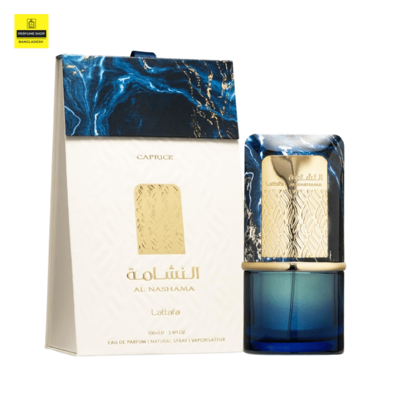 Lattafa Al Nashama Caprice EDP 100ml | Inspired by La Nuit de L'Homme Bleu Électrique