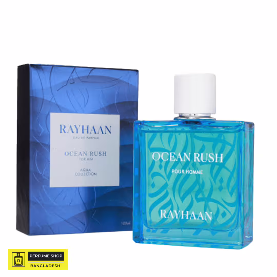 Rayhaan Ocean Rush Perfume | Luxury Aquatic Fragrance 100ml EDP