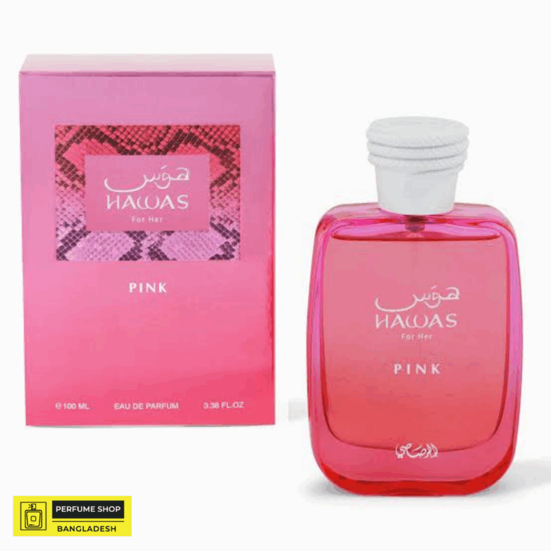 Rasasi Hawas Pink For Her EDP 100ml | Kiilian Love, Don't Be Shy Inspired