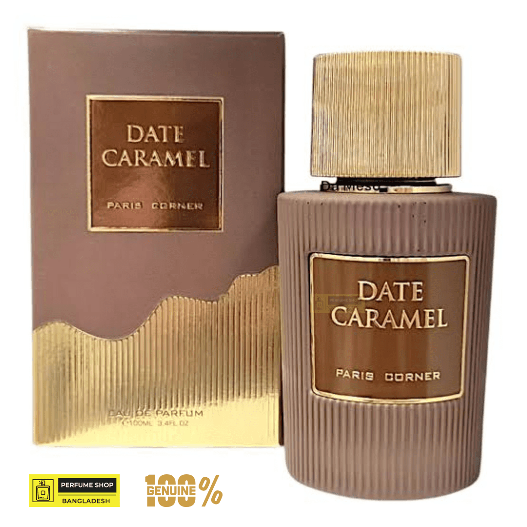 Paris Corner Date Caramel EDP 100ml – Unisex Sweet Gourmand Perfume | Dupe of Lush Sticky Dates