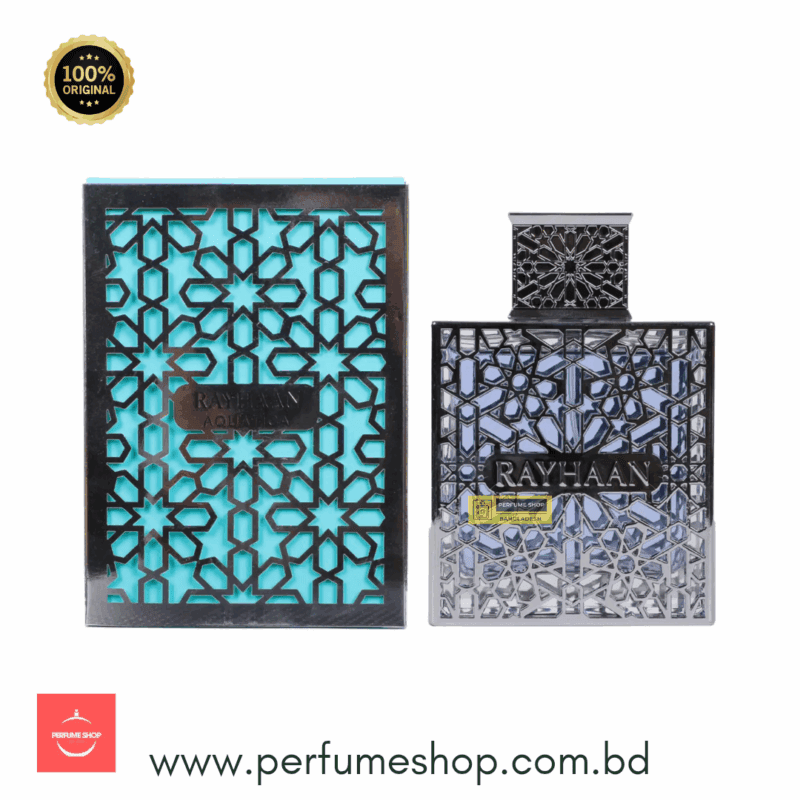 Rayhaan Aquatica EDP 100ml – Fresh Tropical Aquatic Perfume for Men & Women (Long Lasting) | Virgin Island Water Inspiration