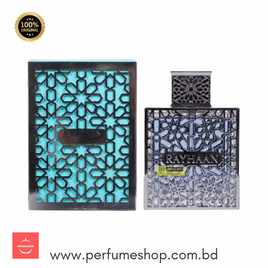 Rayhaan Aquatica EDP 100ml – Fresh Tropical Aquatic Perfume for Men and Women (Long Lasting) | Virgin Island Water Inspiration
