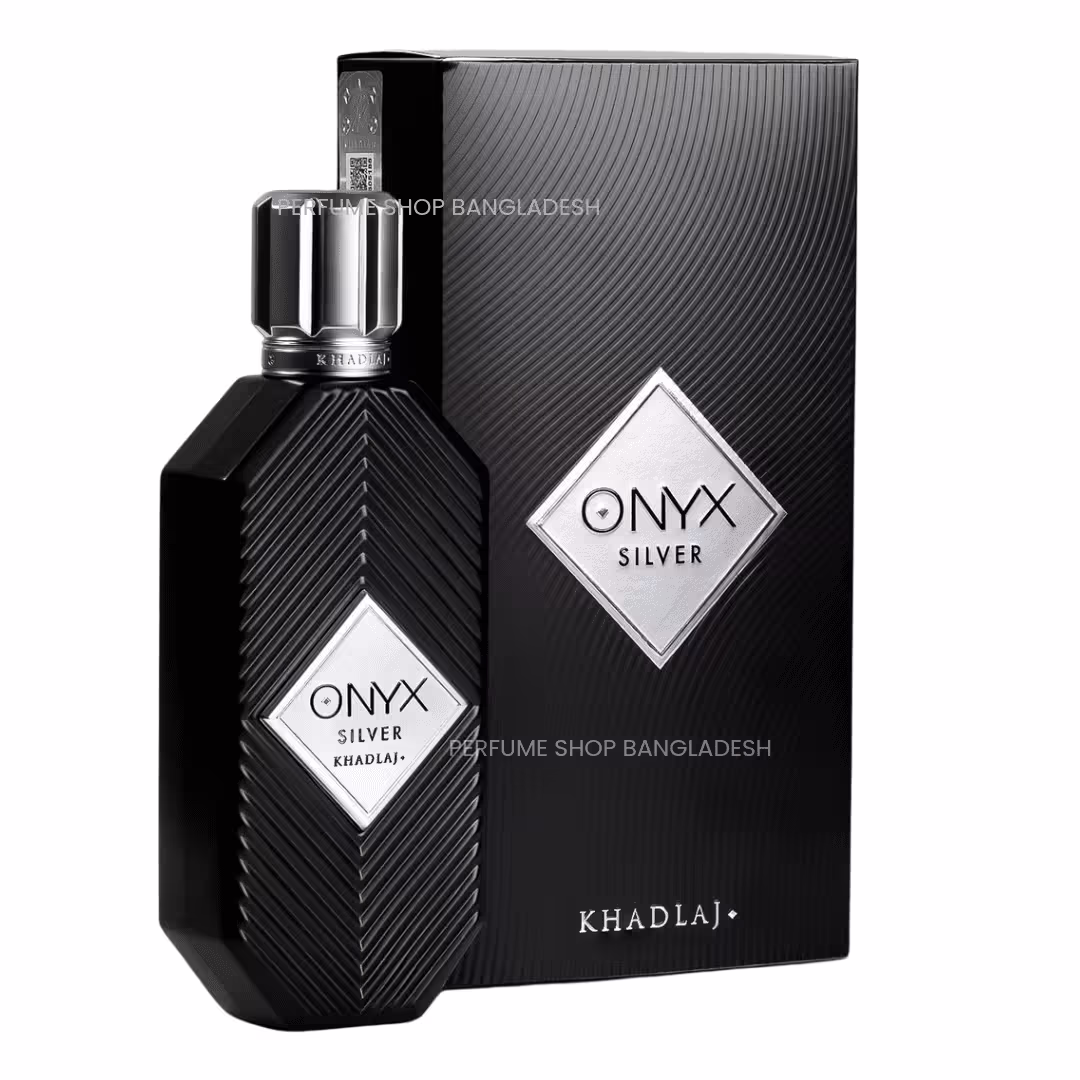 Khadlaj Onyx Silver 100ml EDP – Elegant Fresh Fragrance for Men and Women