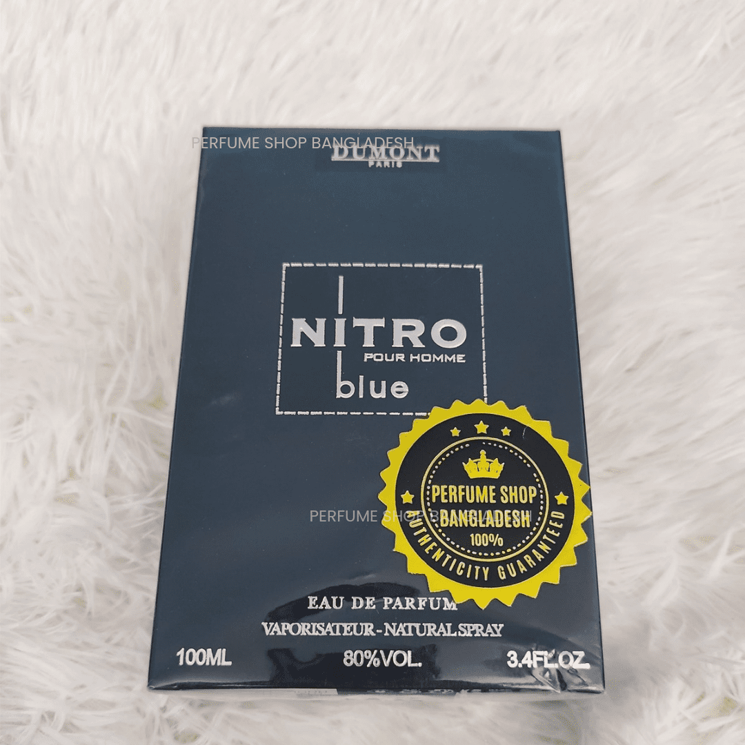 Dumont Nitro Blue 100ml EDP for Men – Fresh Aquatic Woody Fragrance