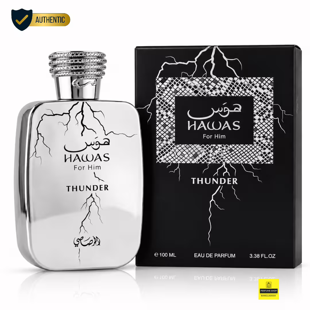 Rasasi Hawas Thunder Perfume for Men 100ml | Buy Original Online BD