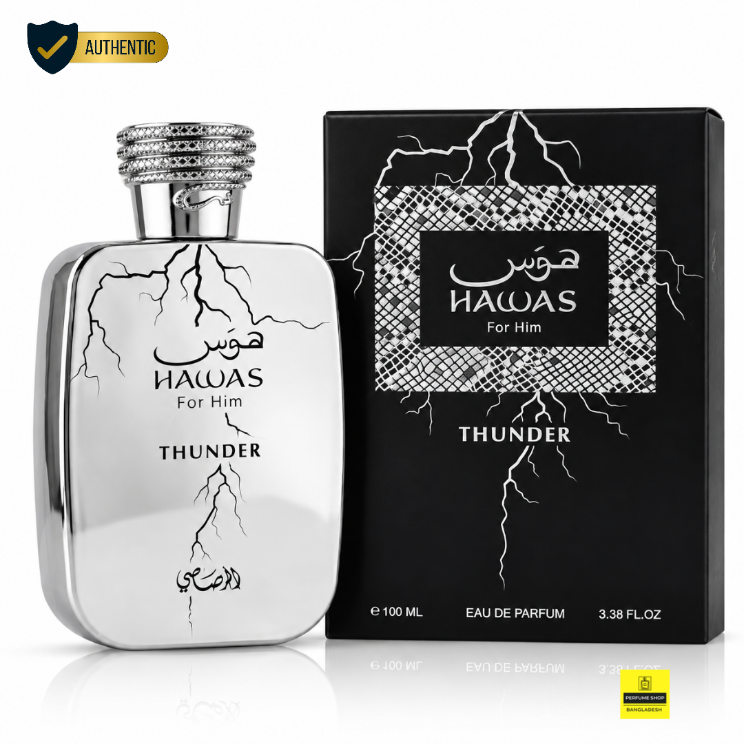 Rasasi Hawas Thunder Perfume for Men 100ml | Buy Original Online BD