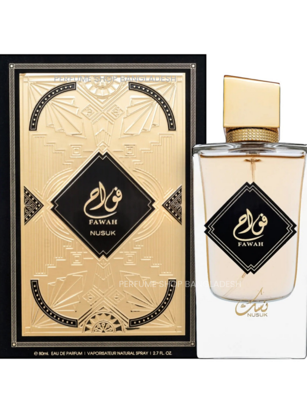 Riiffs Nusuk Fawah Gold 80ml EDP for Men – Fresh Woody Aromatic Perfume