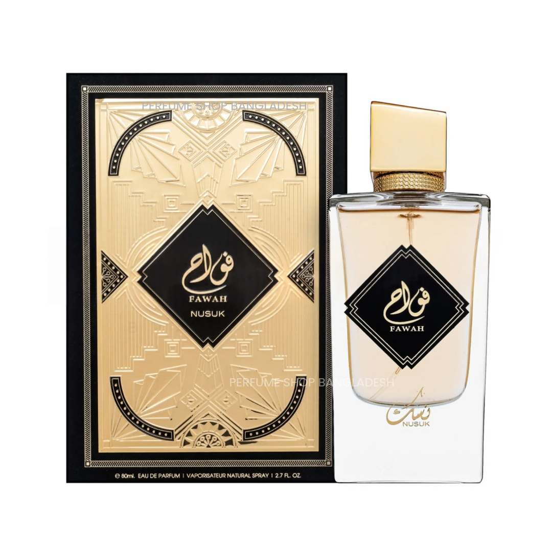 Riiffs Nusuk Fawah Gold 80ml EDP for Men – Fresh Woody Aromatic Perfume