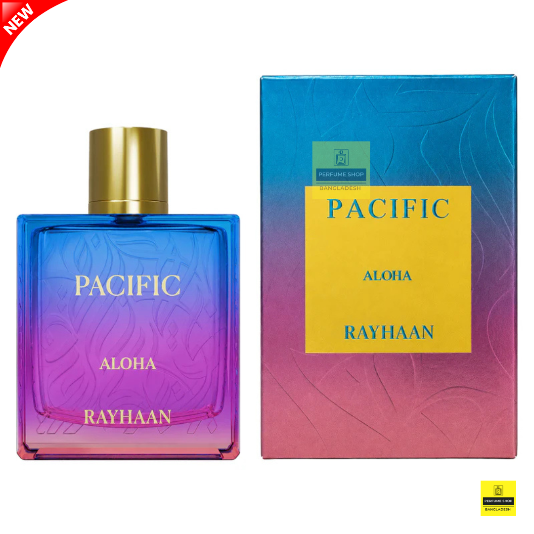 Rayhaan Pacific Aloha EDP 100ml | Unisex Aromatic Aquatic Perfume | Perfume Shop Bangladesh