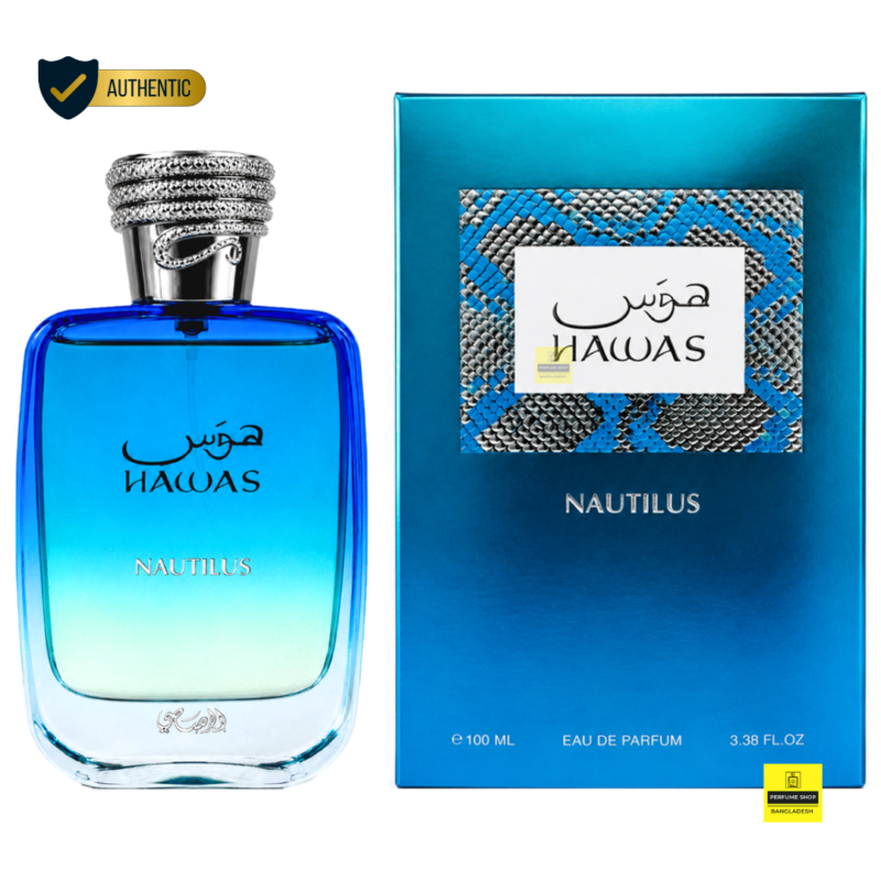 Rasasi Hawas Nautilus EDP 100ml | Inspired alternative of Xeerjoff's 40 Knots | Perfume Shop Bangladesh