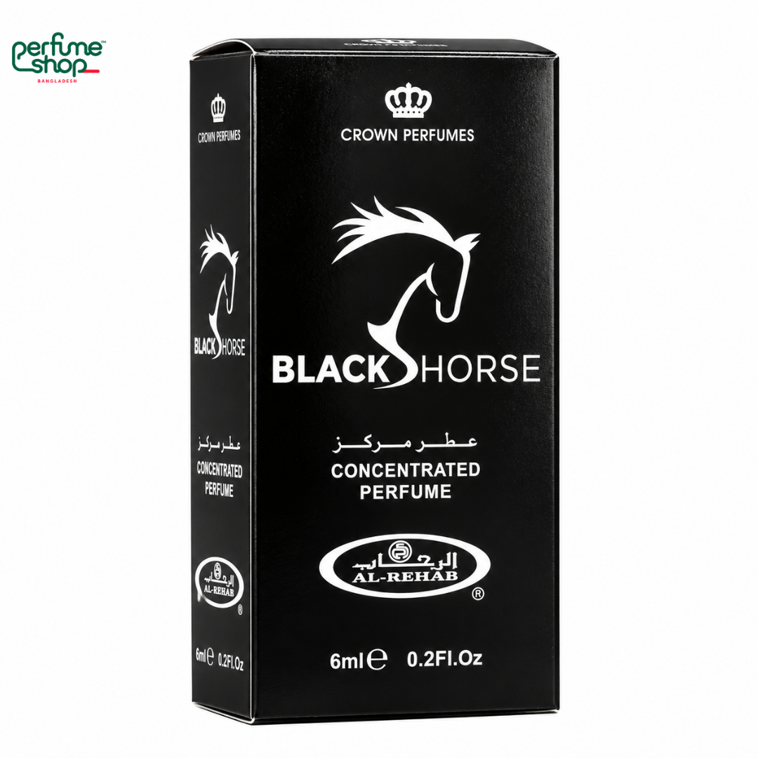 Al Rehab Black Horse Concentrated Perfume Oil 6ml - View 2